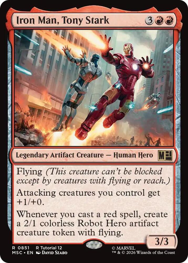 Iron Man, Tony Stark - 851 - rare