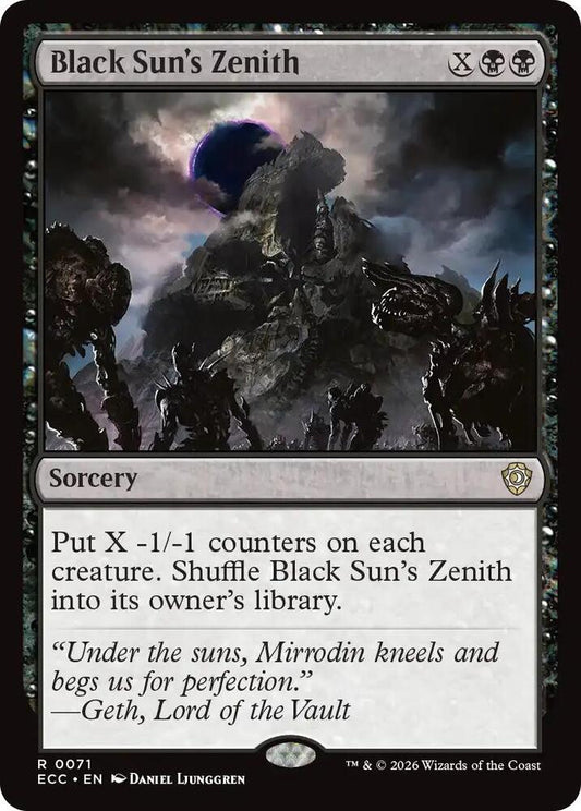Black Sun's Zenith - 71 - rare