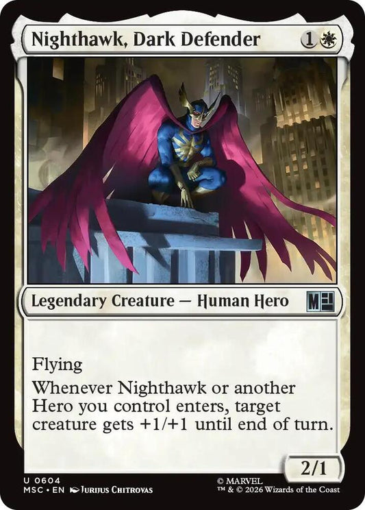 Nighthawk, Dark Defender - 604 - uncommon