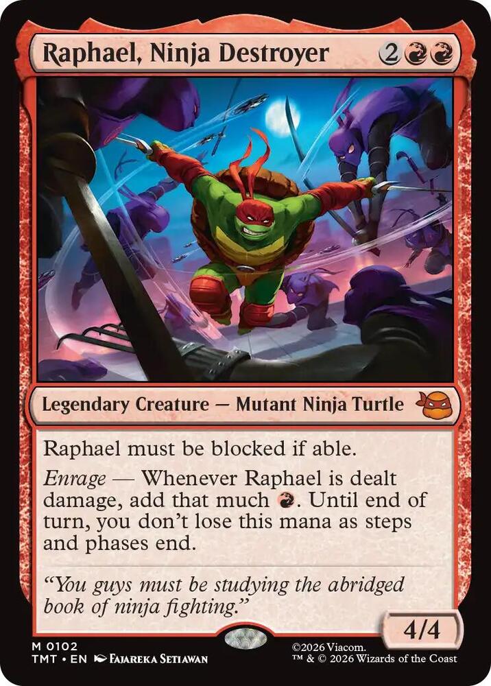 Raphael, Ninja Destroyer - 102 - mythic
