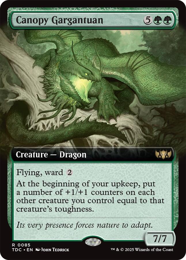 Canopy Gargantuan - 85 - rare