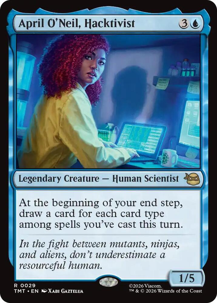 April O'Neil, Hacktivist - 29 - rare