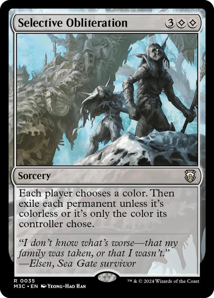 Selective Obliteration - 35 - rare