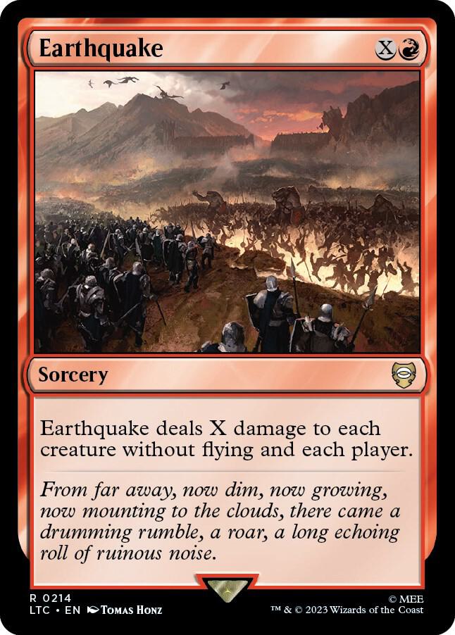 Earthquake - 214 - rare