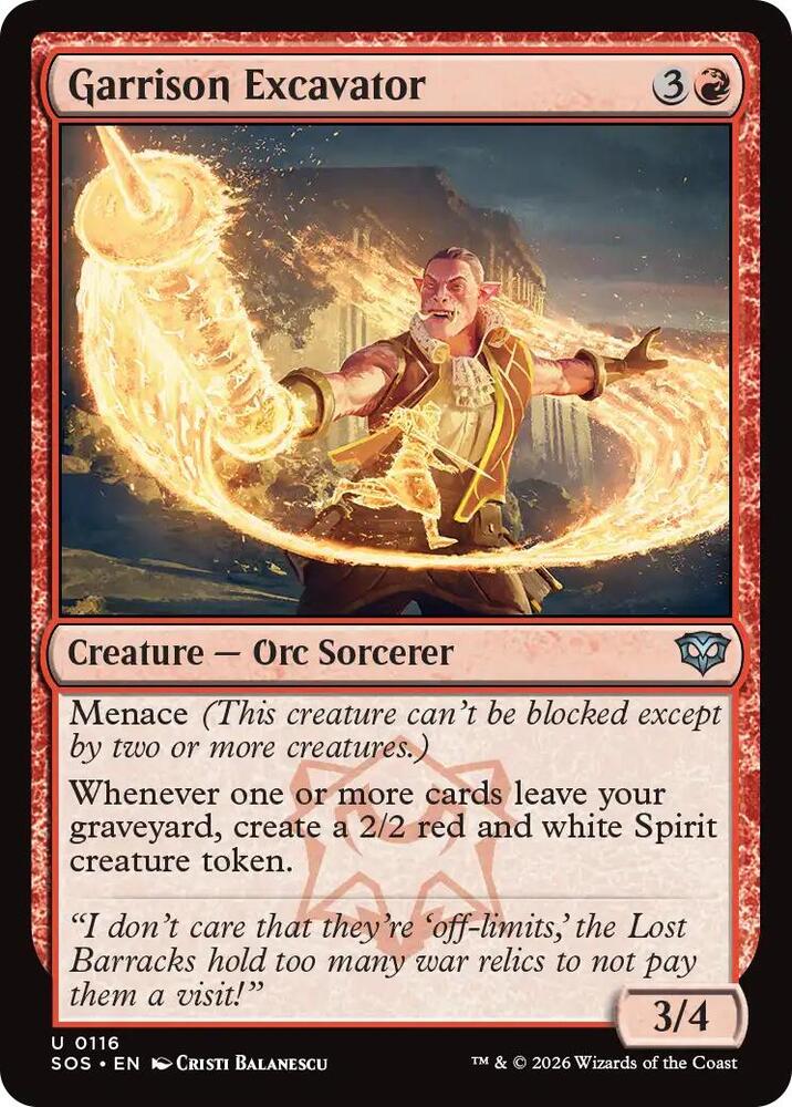 Garrison Excavator - 116 - uncommon