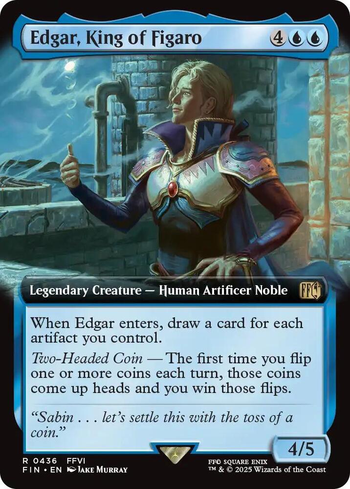 Edgar, King of Figaro - 436 - rare