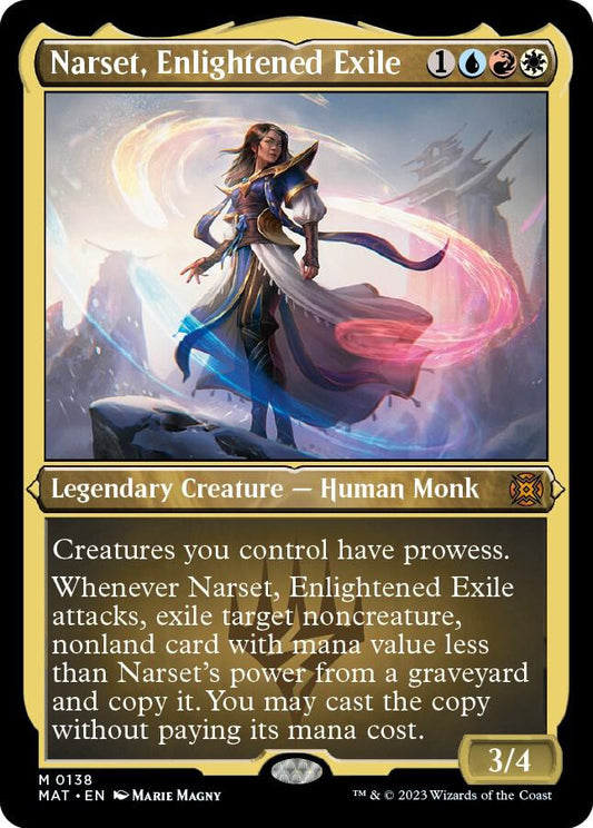 Narset, Enlightened Exile - 138 - Etched mythic