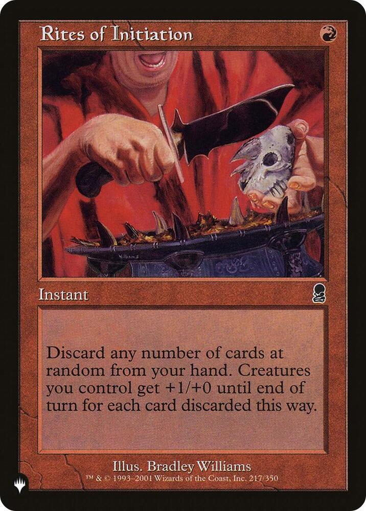 Rites of Initiation - ODY-217 - common