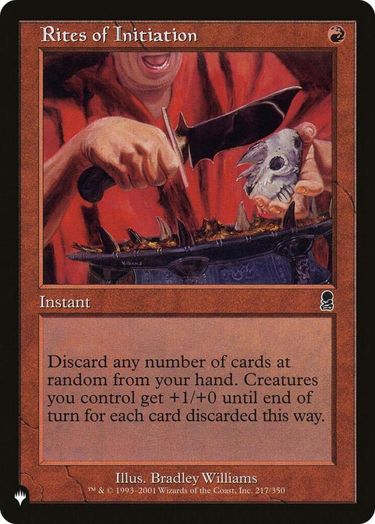Rites of Initiation - ODY-217 - common