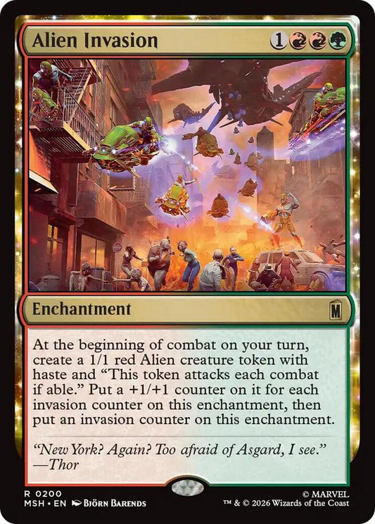 Alien Invasion - 200 - rare