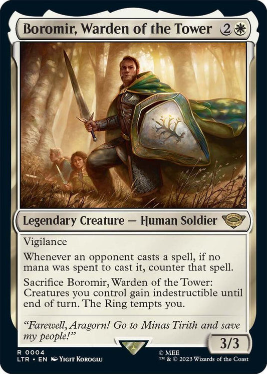 Boromir, Warden of the Tower - 4 - rare
