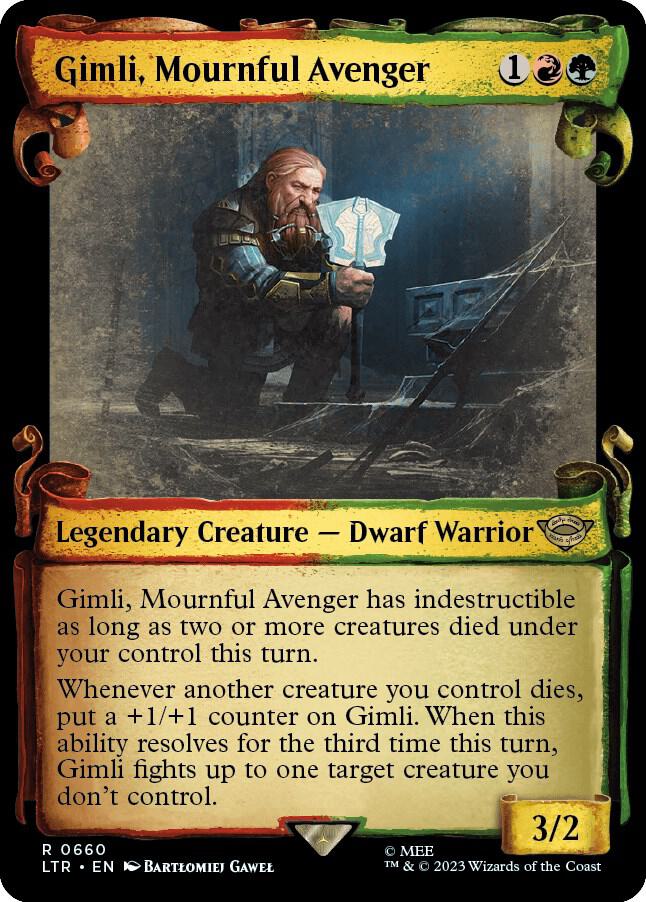 Gimli, Mournful Avenger - 660 - rare