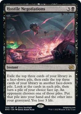 Hostile Negotiations - 105 - rare