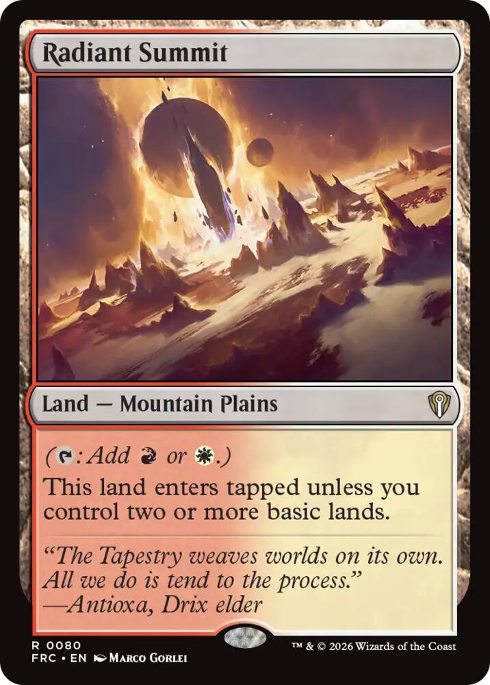 Radiant Summit - 80 - rare