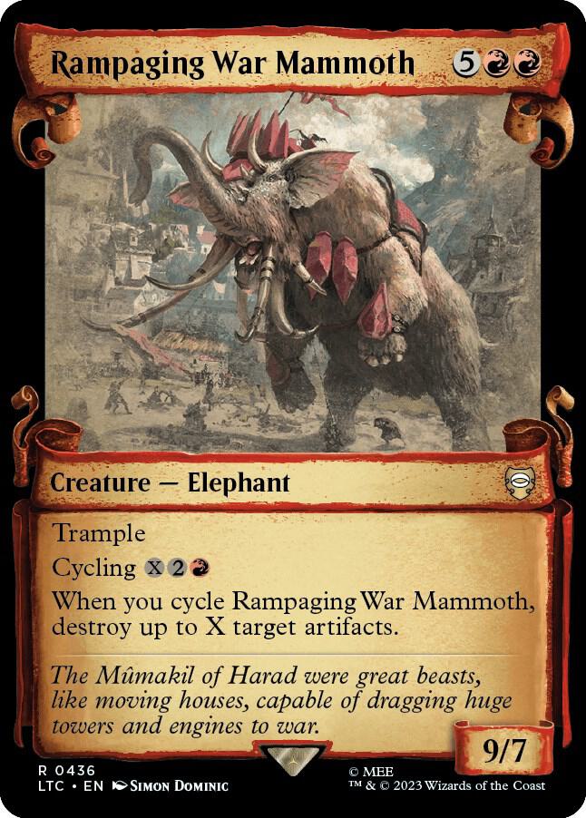 Rampaging War Mammoth - 436 - rare