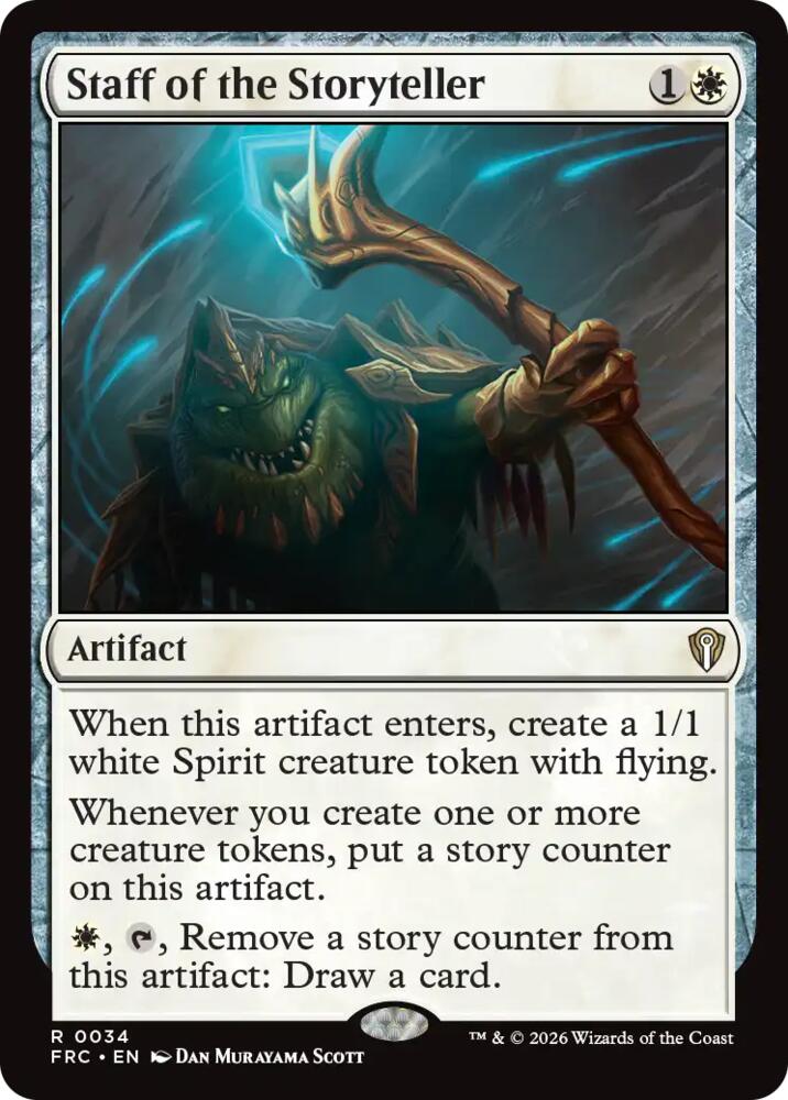 Staff of the Storyteller - 34 - rare