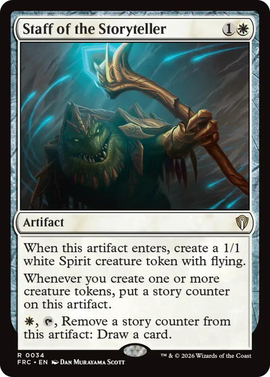 Staff of the Storyteller - 34 - rare