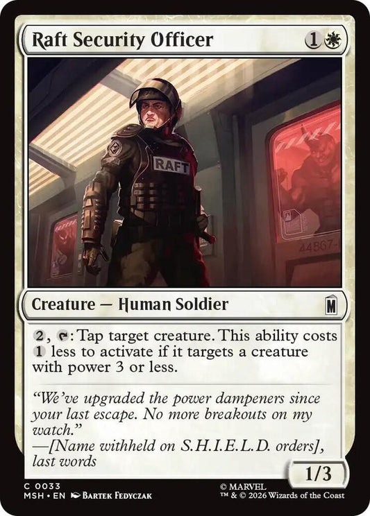 Raft Security Officer - 33 - common