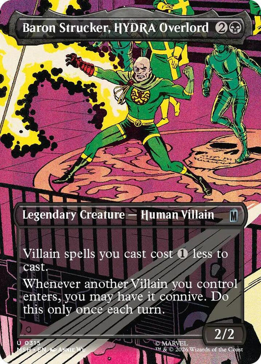 Baron Strucker, HYDRA Overlord - 315 - uncommon