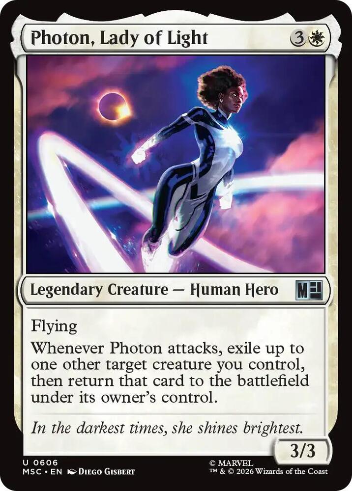 Photon, Lady of Light - 606 - uncommon