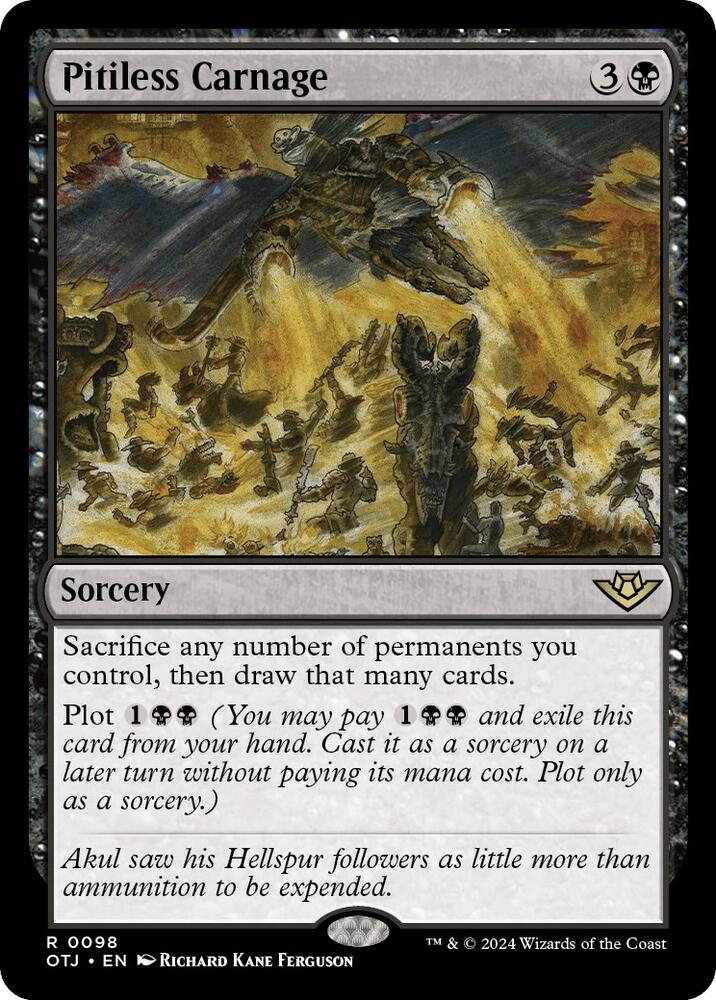 Pitiless Carnage - 98 - rare