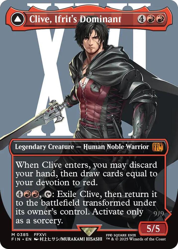 Clive, Ifrit's Dominant // Ifrit, Warden of Inferno - 385 - mythic