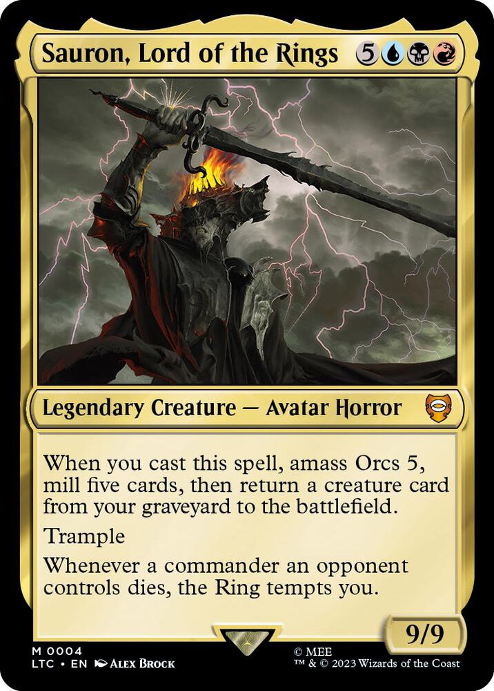 Sauron, Lord of the Rings - 4 - mythic