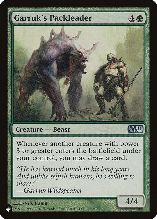 Garruk's Packleader - M11-177 - uncommon