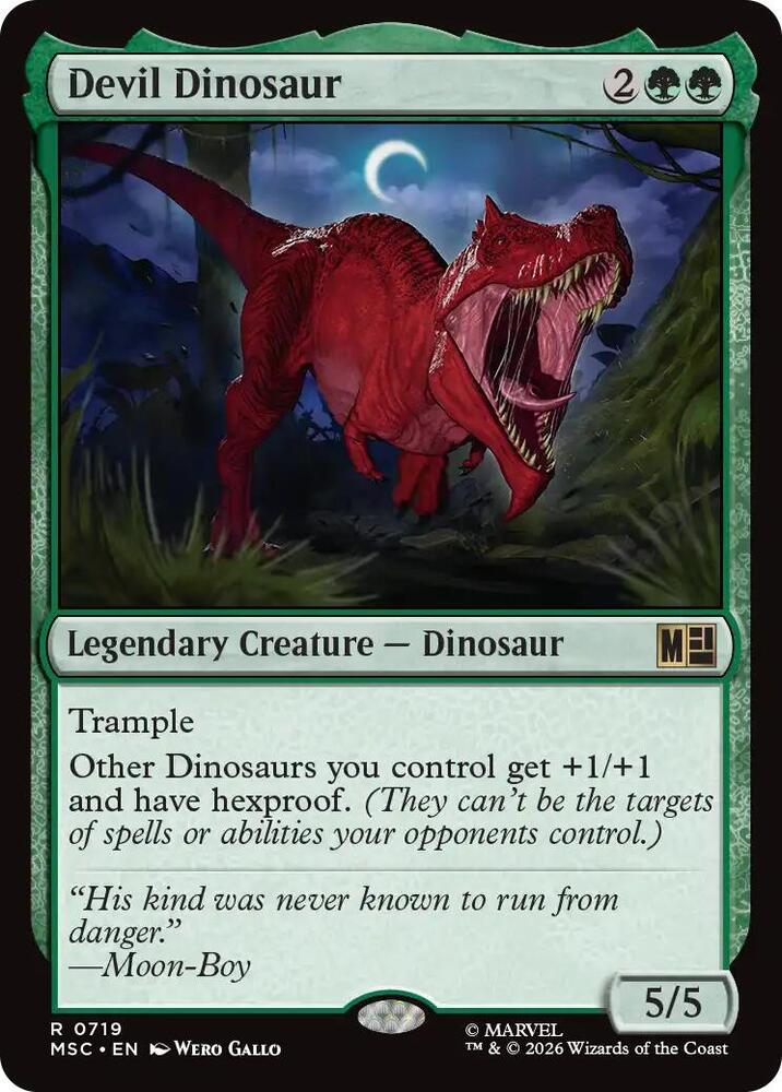 Devil Dinosaur - 719 - rare