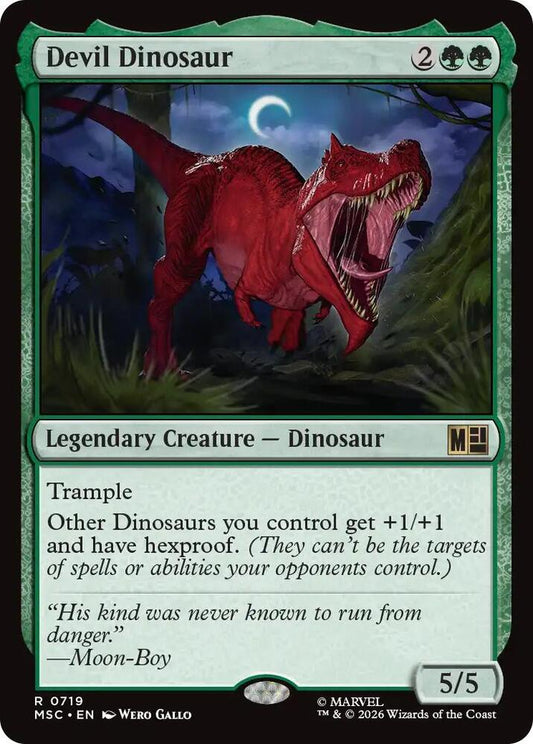 Devil Dinosaur - 719 - rare