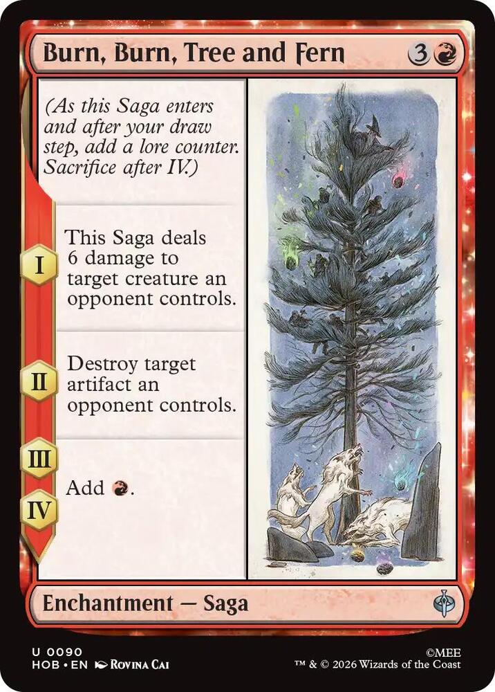 Burn, Burn, Tree and Fern - 90 - uncommon
