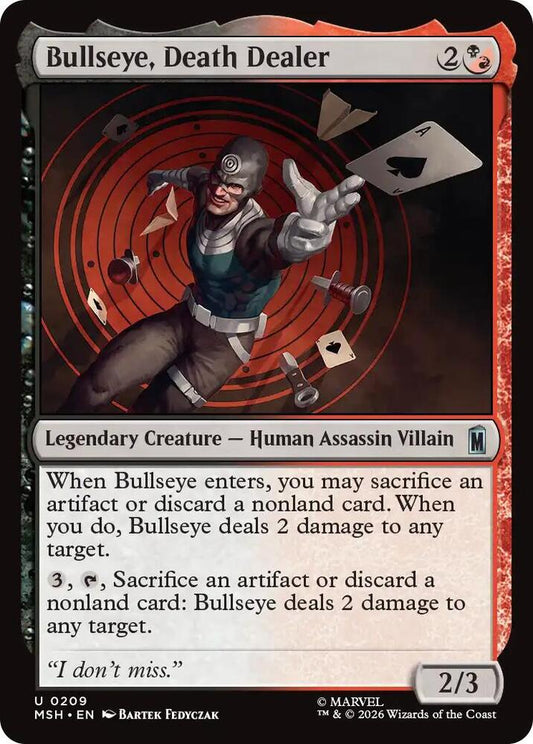 Bullseye, Death Dealer - 209 - uncommon