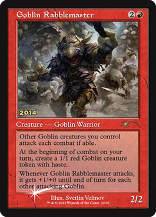 Goblin Rabblemaster - 22 - rare