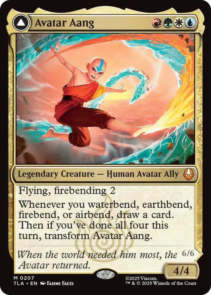 Avatar Aang // Aang, Master of Elements - 207 - mythic