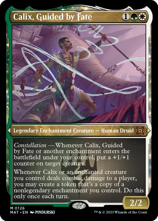 Calix, Guided by Fate - 126 - Etched mythic