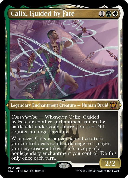Calix, Guided by Fate - 126 - Etched mythic