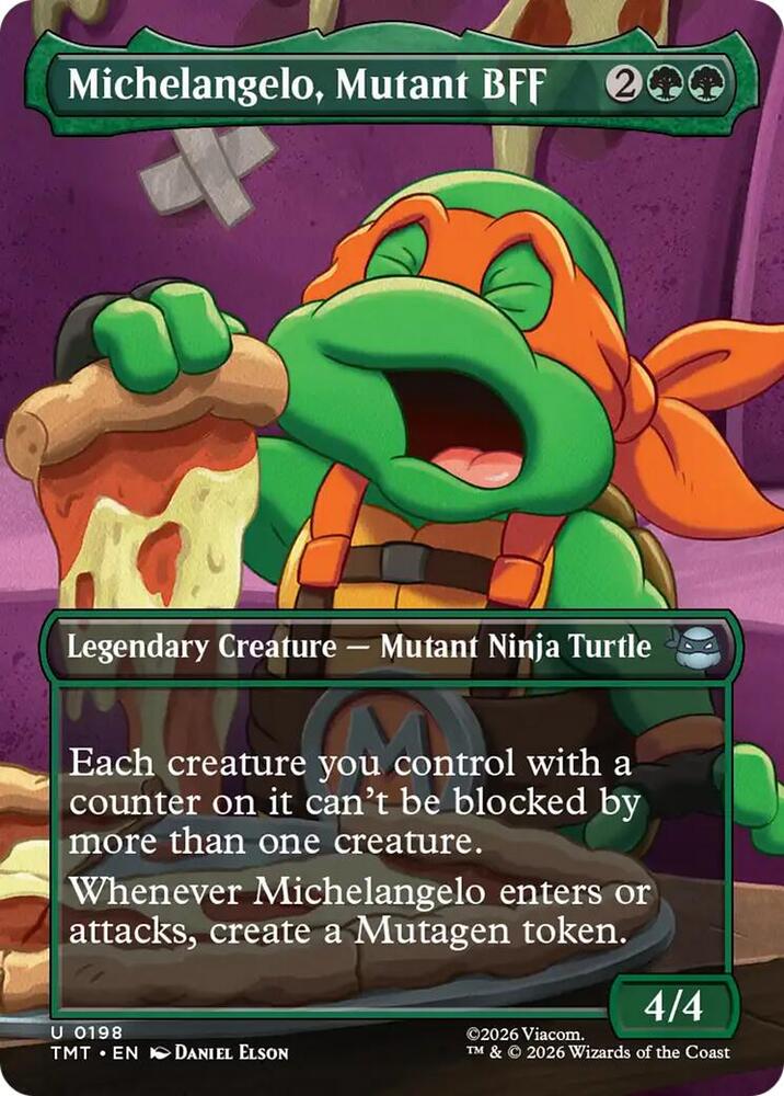 Michelangelo, Mutant BFF - 198 - uncommon