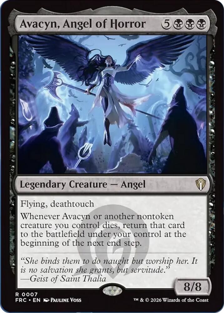Avacyn, Angel of Horror - 7 - rare