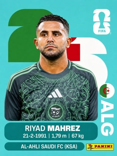 Riyad Mahrez - Argelia - ALG15