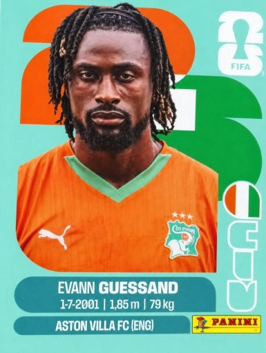 Evann Guessand - Costa de Marfil - CIV19