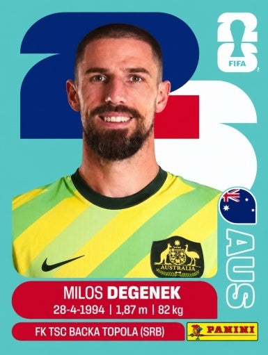 Milos Degenek - Australia - AUS10