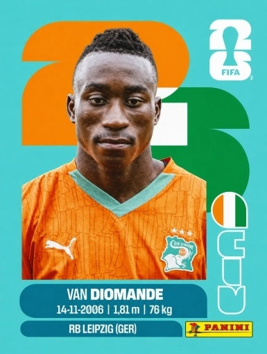 Yan Diomande - Costa de Marfil - CIV18
