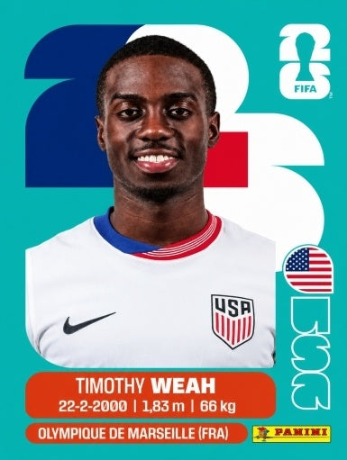 Timothy Weah - Estados Unidos - USA12