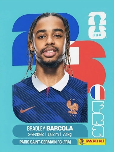 Bradley Barcola - Francia - FRA16