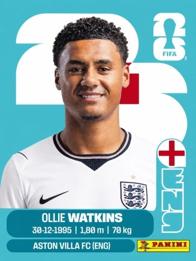 Ollie Watkins - Inglaterra - ENG20