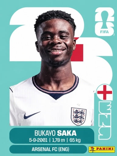 Bukayo Saka - Inglaterra - ENG17