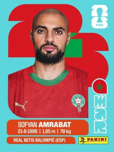 Sofyan Amrabat - Marruecos - MAR10