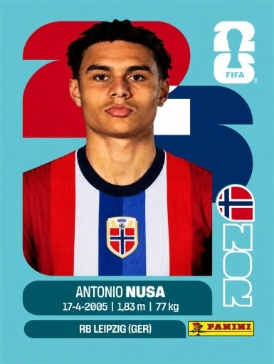 Antonio Nusa - Noruega - NOR19