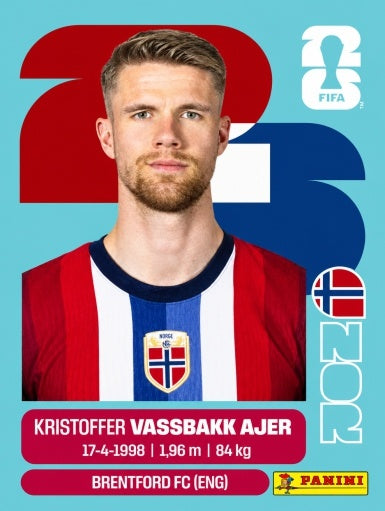 Kristoffer Vassbakk Ajer - Noruega - NOR5