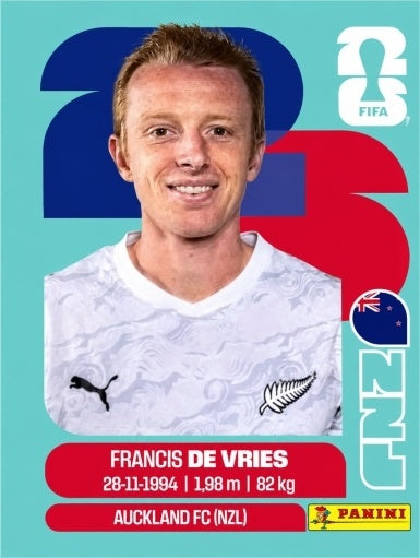 Francis de Vries - Nueva Zelanda - NZL8